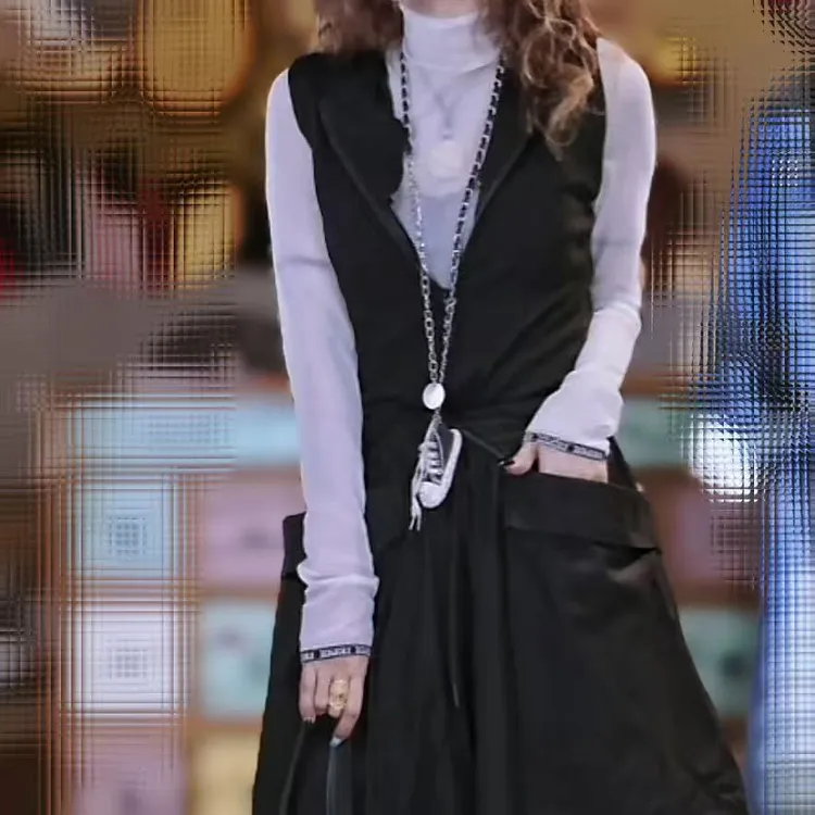 时尚简约潮流无袖上衣