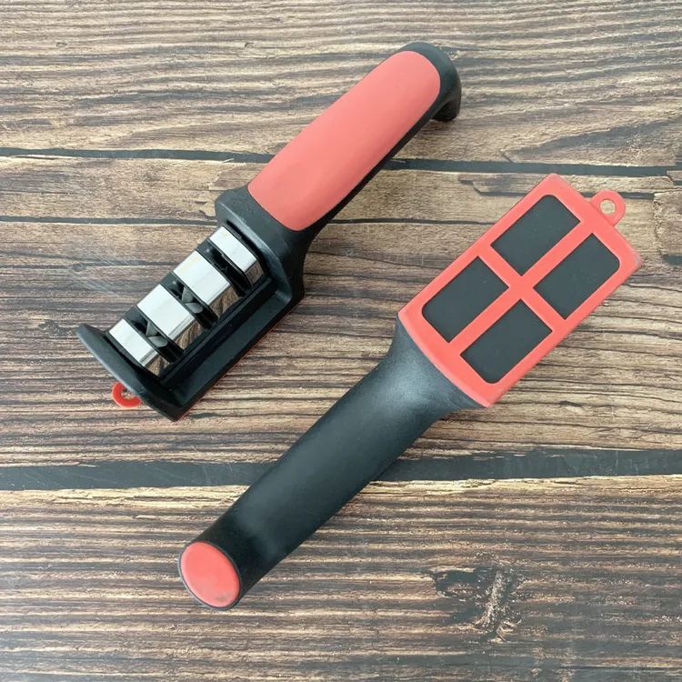 多功能磨刀石不锈钢磨刀器磨刀石手动快速磨利器
