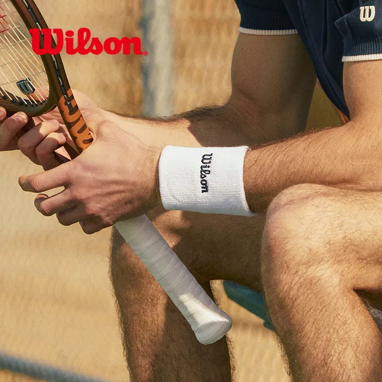 Wilson/威尔胜吸汗网球护腕运动健身网球保护擦汗手腕带护手腕套