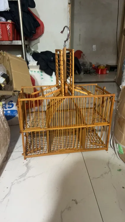 画眉八哥四门专用带笼子斑鸠笼上山笼手工鸟笼竹制鸟笼子凯里鸟笼