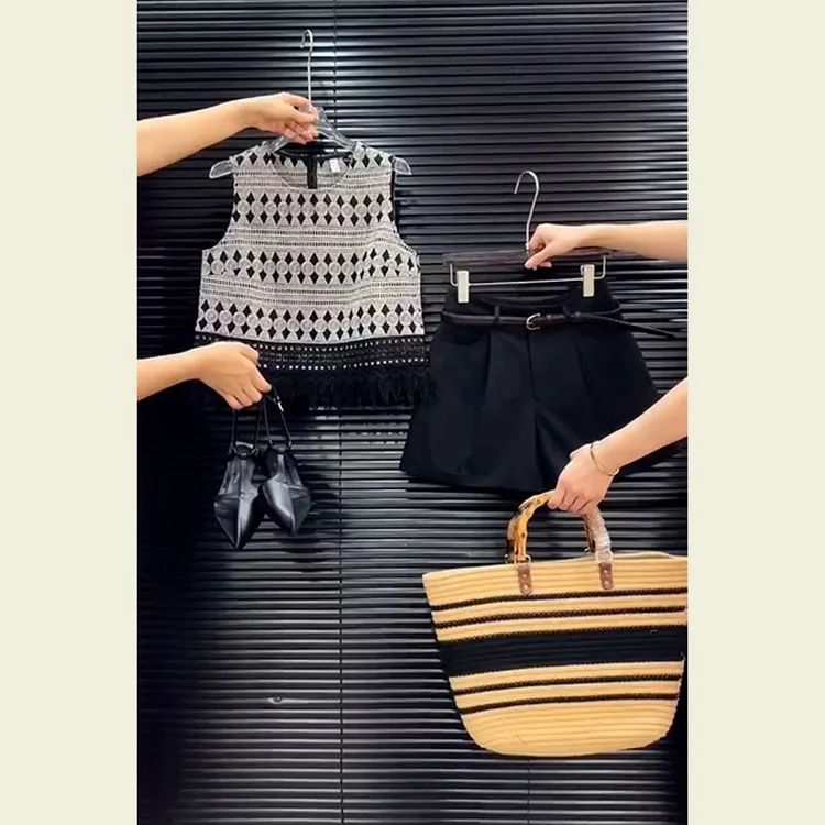 网红炸街轻奢感马甲短裤两件套装女装新款夏装搭配一整套