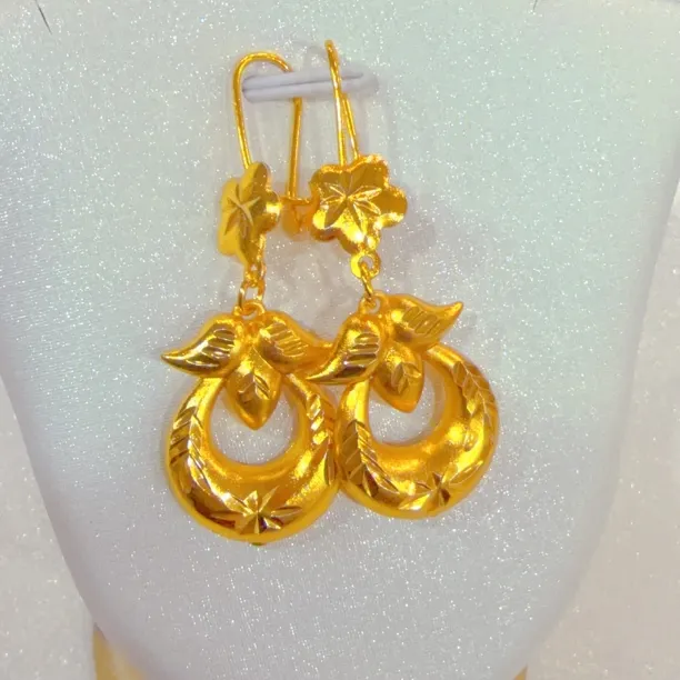 铜合金亚克力耳饰 铜合金亚克力新款银色民族风时尚女款耳环