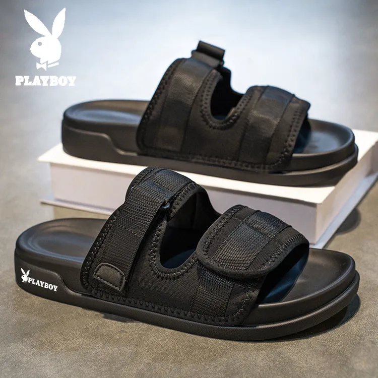 花花公子拖鞋男款夏季新款凉鞋外穿防滑耐磨凉拖鞋运动休闲沙滩鞋