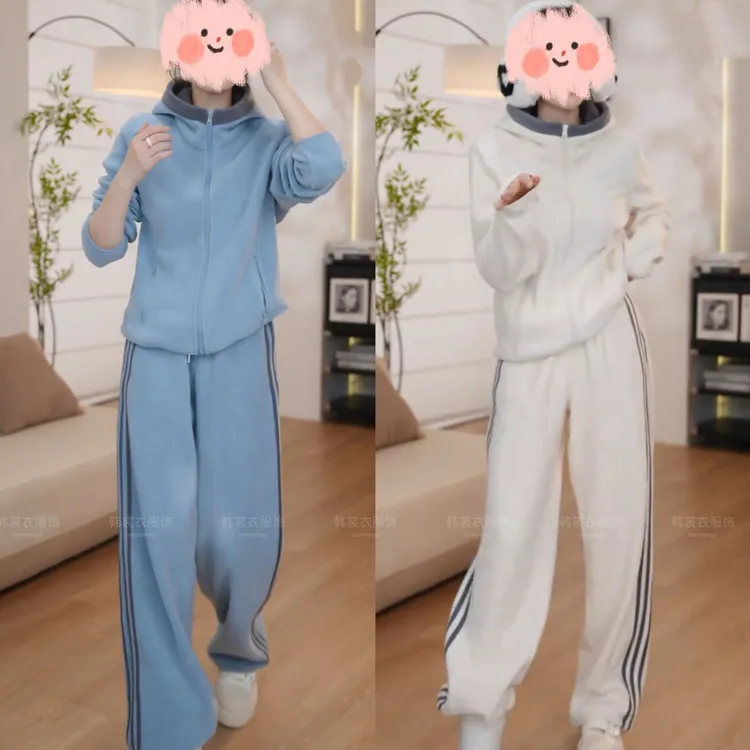 2025秋冬季百搭减龄休闲运动套装