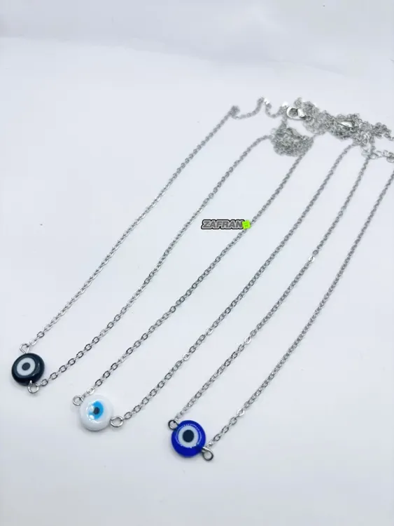 铜树脂项链 nazarkoz恶魔之眼蓝眼睛项链