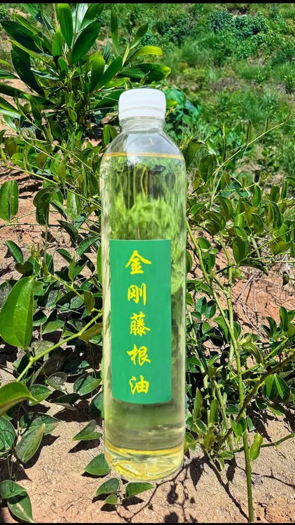 土法蒸馏金刚藤根油