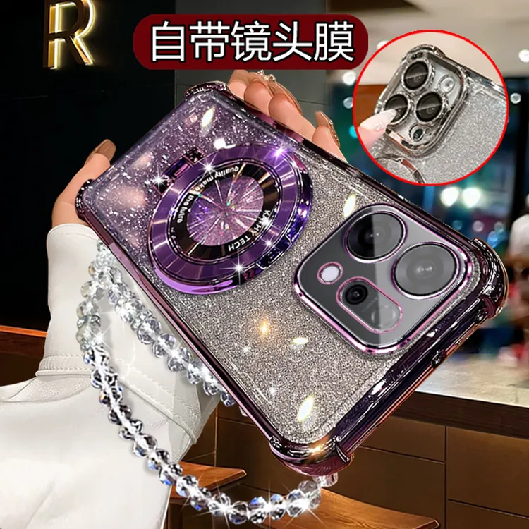 适用opporeno14pro手机壳女款5g防摔Reno14POR镜头全包PKZ110软壳