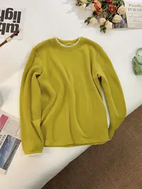 【女王洛克】韩版洋气减龄花边绣卫衣冬季休闲百搭长袖上衣LK82752