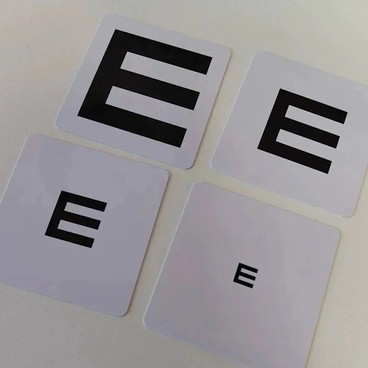 加厚版pvc基础款视力提升专用E卡拉卡近视户外训练专用防水