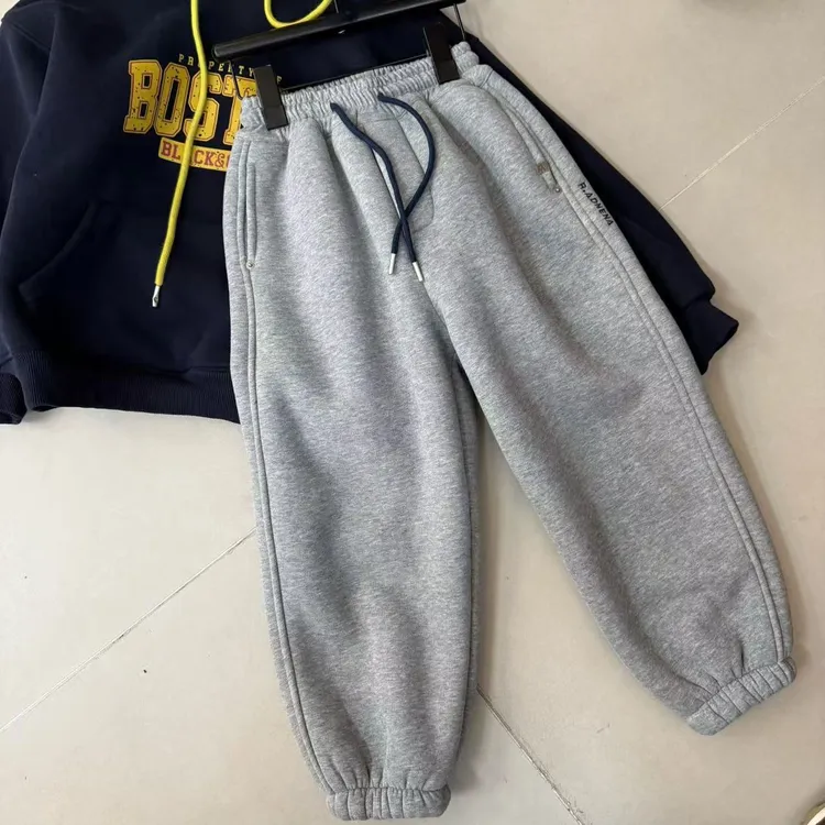 杭州六小六正版 BY LIUXIAOLIU冬季儿童加绒卫裤（厚绒）20356