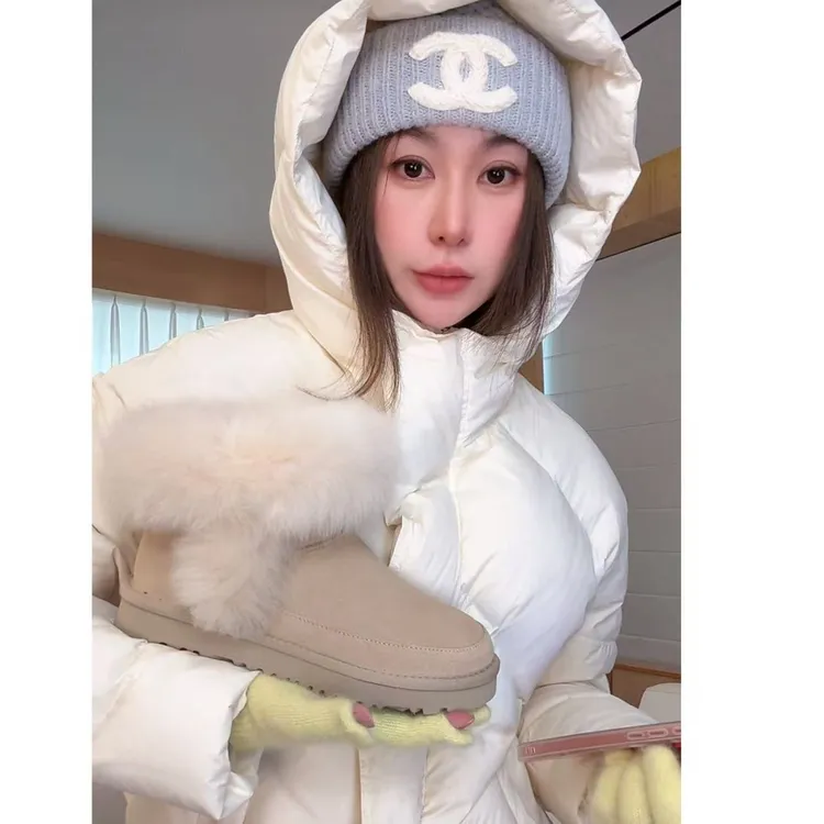 【皮毛一体舒适加绒雪地靴】YNXZ5A066