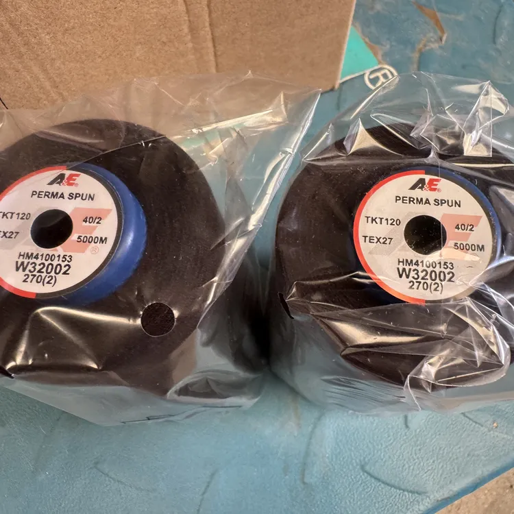 40s/2黑色缝纫线,5000米,进口品牌
