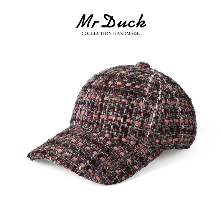 Mr DUCK天使之城  限量版定制英国LINTON白金手工坊系列棒球帽女