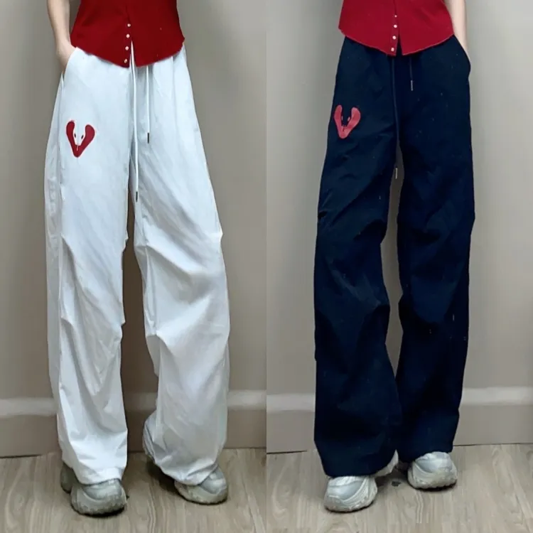 夏季新款广场舞曳步舞潮牌嘻哈速干长裤爵士辣妹宽松休闲运动裤