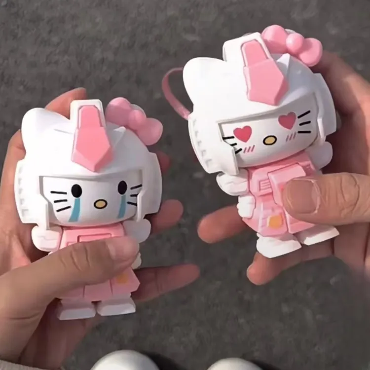 kitty猫挂件变脸钥匙玩偶hellokitty变脸表情包公仔手办可爱摆件
