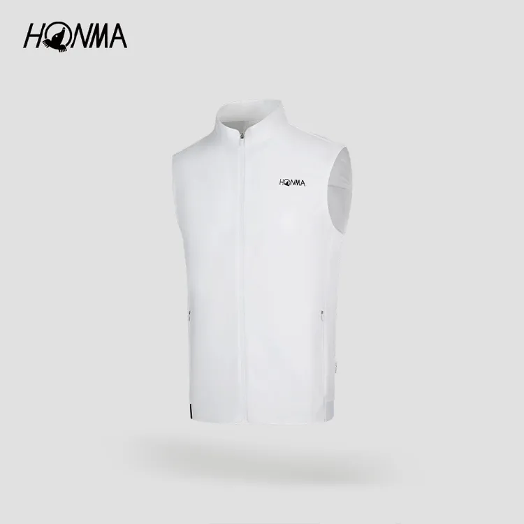 【专业高尔夫】HONMA男士马甲时尚百搭防泼水弹力HMLX320R511