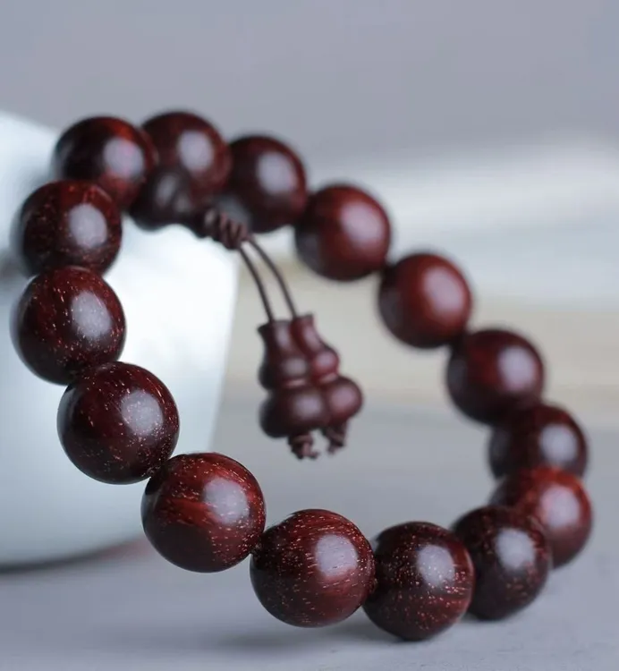 满金星老料佛珠手串男女款手工文玩盘玩佳品