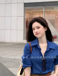 港味chic高级感复古超显白衬衫上衣2025年新款小众宽松气质衬衣女