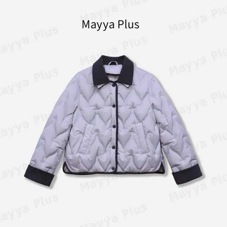 【秋冬之约】Mayya Plus麦芽定制气质显瘦流光风短羽绒服32546121