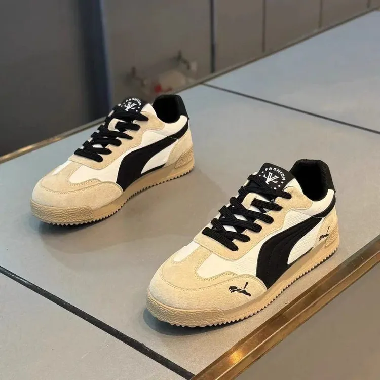 男士2025年低帮新款欧洲站潮款百搭运动休闲鞋校园学生高颜值板