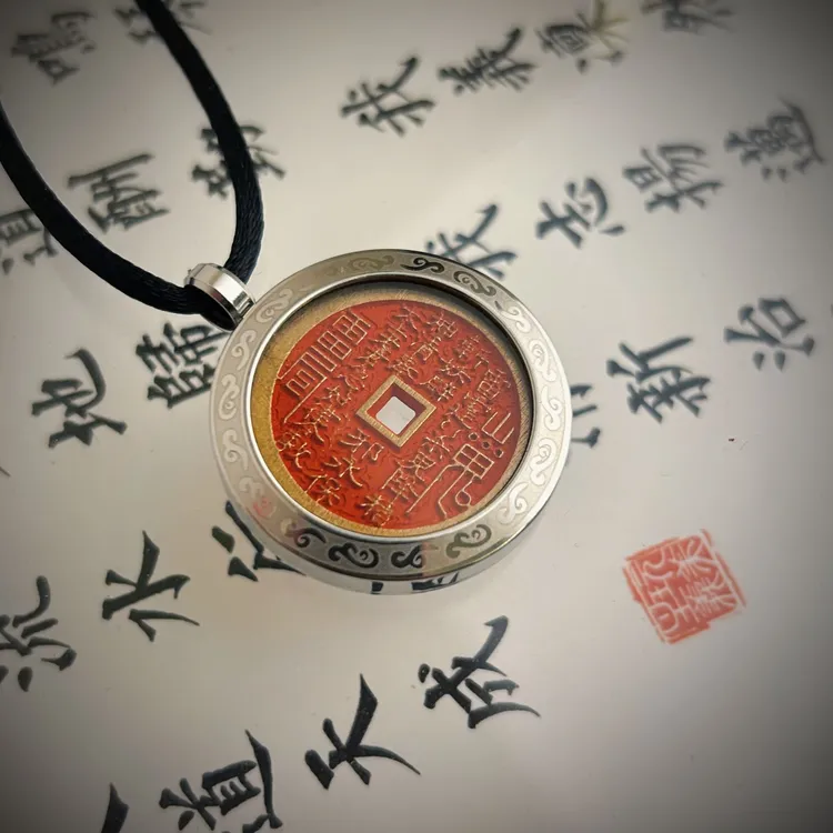 黄铜吊坠 乙巳蛇年新中式古风做旧经典素款小众创意国风吊坠