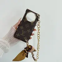 适用华为MateXT非凡大师三折叠屏保护套斜挎挂绳可背中轴女款手提