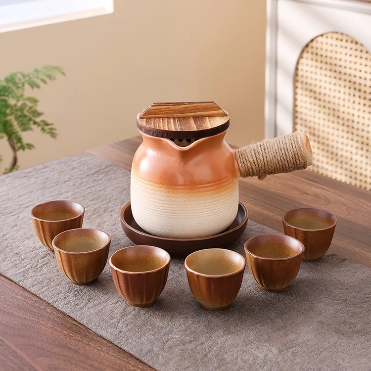 围炉煮茶壶器具网红烤奶茶罐罐壶明火干烧中式侧把壶套装2025新款