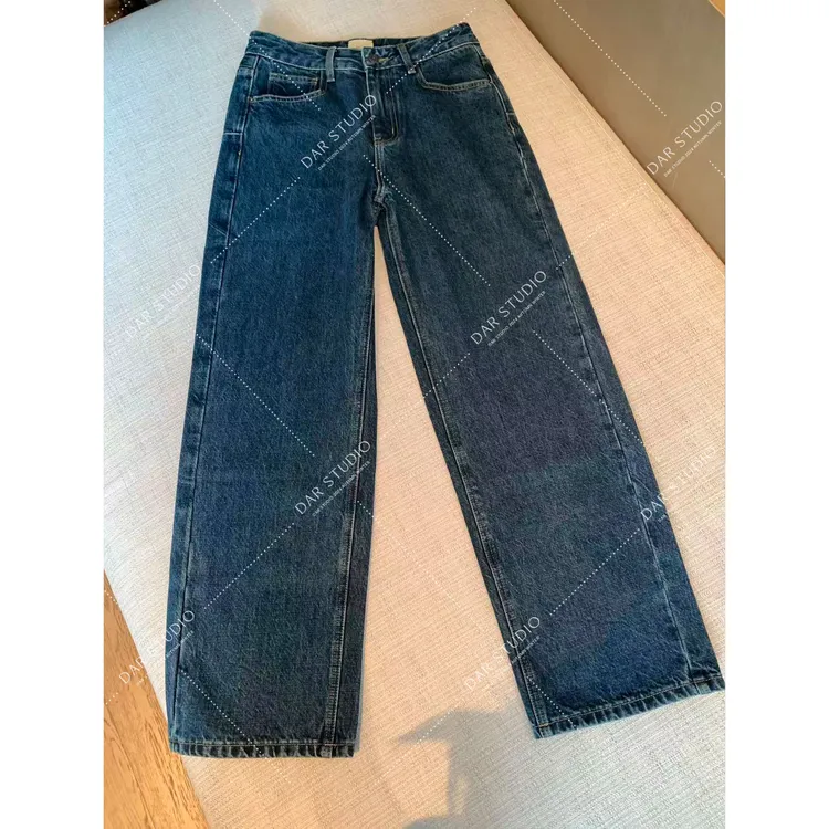 DAR STUDIO 深圳货【牛仔密码】2025秋季新款显瘦直筒牛仔裤85008