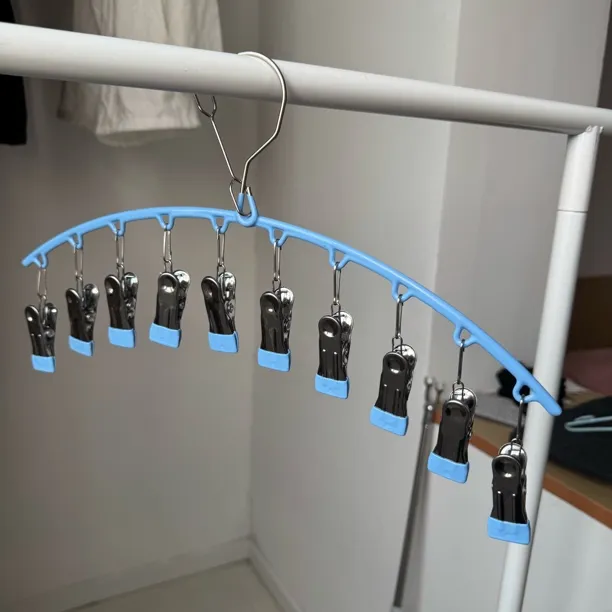 不锈钢晾晒衣物袜子开学季学生好物袜架袜夹防风无痕阳台防滑家用