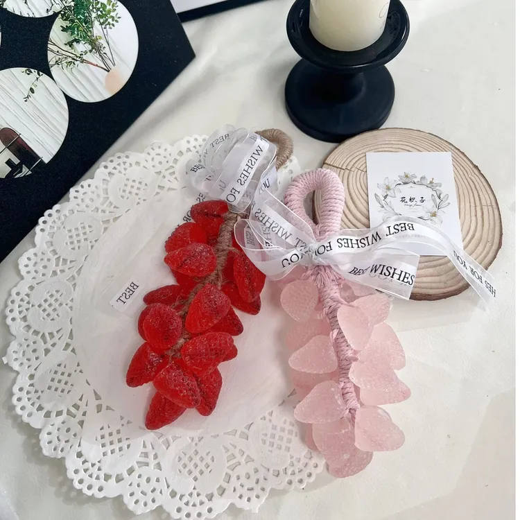 【礼盒装】创意手工皂草莓皂玫瑰花香熏皂可沐浴伴手礼挂件礼物香氛