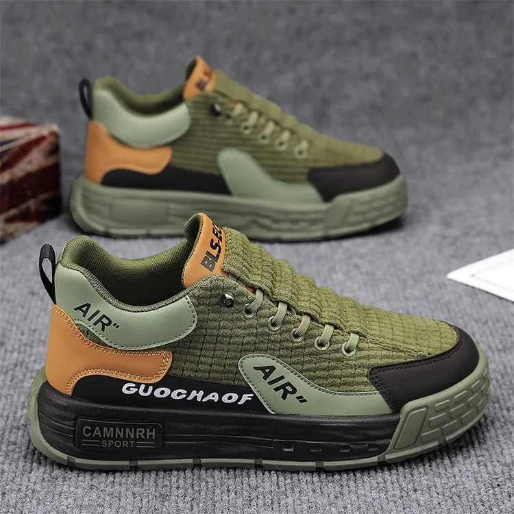 男士休闲百搭透气潮流潮鞋运动鞋防滑耐磨板鞋 栀束春秋新款青春