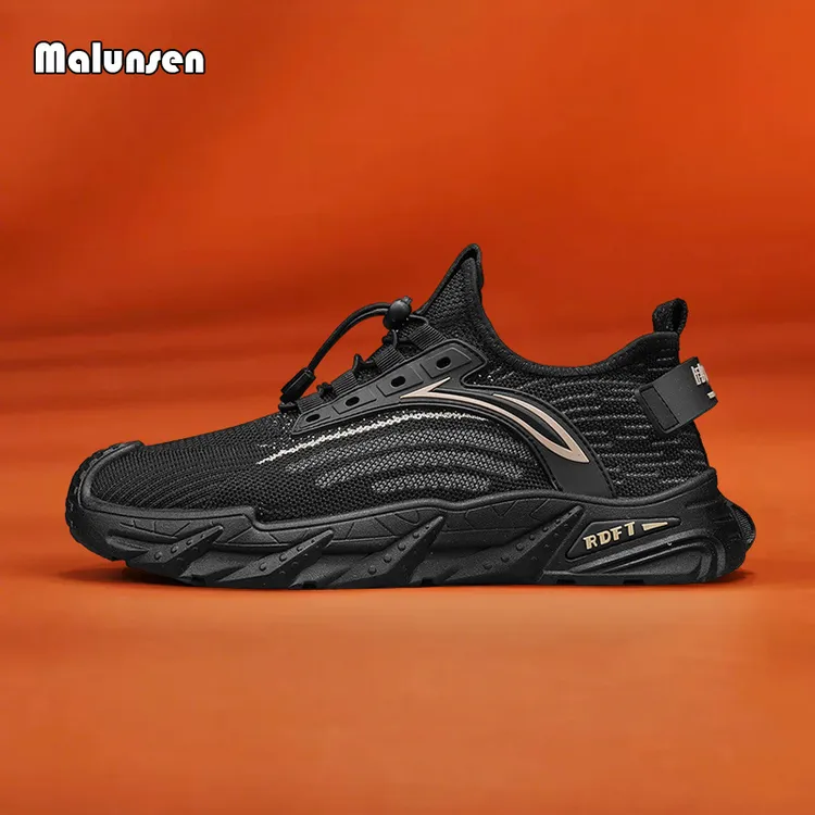 MALUNSEN玛伦森夏季透气网面鞋男薄款防臭运动休闲鞋百搭跑步网鞋