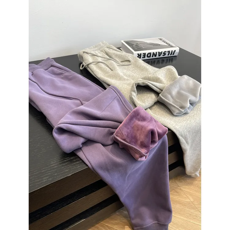 T 加绒保暖 秋冬束口休闲卫裤！W8603 男女装 V236