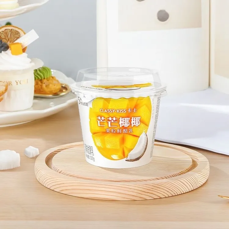 卡士酸奶果粒鲜酪发酵乳芒果椰椰口味低温盒装冷藏