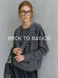 1551【九炫女装】冬季新款高级感气质圆领纯色拉绒工艺上衣休闲时尚