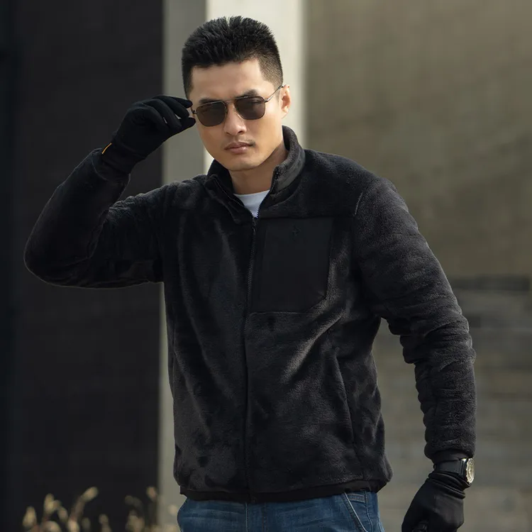 【龙牙】隐松保暖抓绒衣加强版轻盈柔软舒适保暖抓绒外套男士衣服