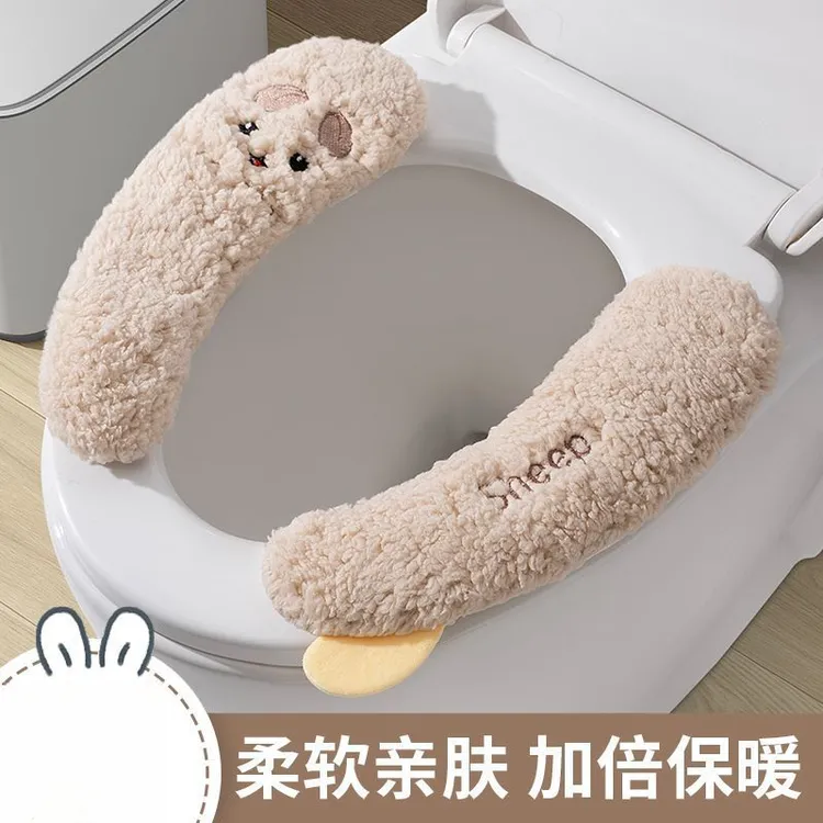 马桶垫加绒加厚马桶坐垫四季通用马桶贴垫坐便垫子马桶套马桶圈Z