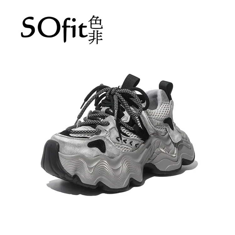 【色非●龙游】增高7cm时尚潮流百搭女士休闲鞋978-318