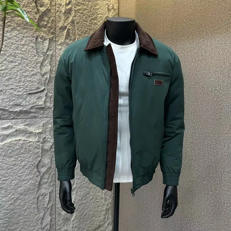 冬季防寒棉服棉衣男士韩版保暖棉袄修身短款翻领加厚棉服潮流男款