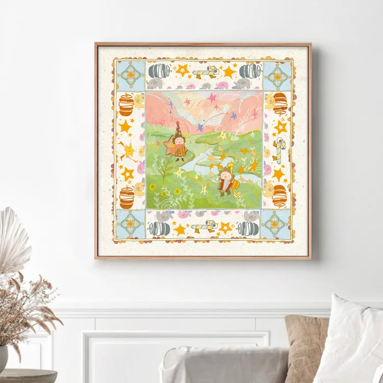 PJLT梦境制图师728片拼图正方形拼图丝绒工艺进口蓝卡材质背分区