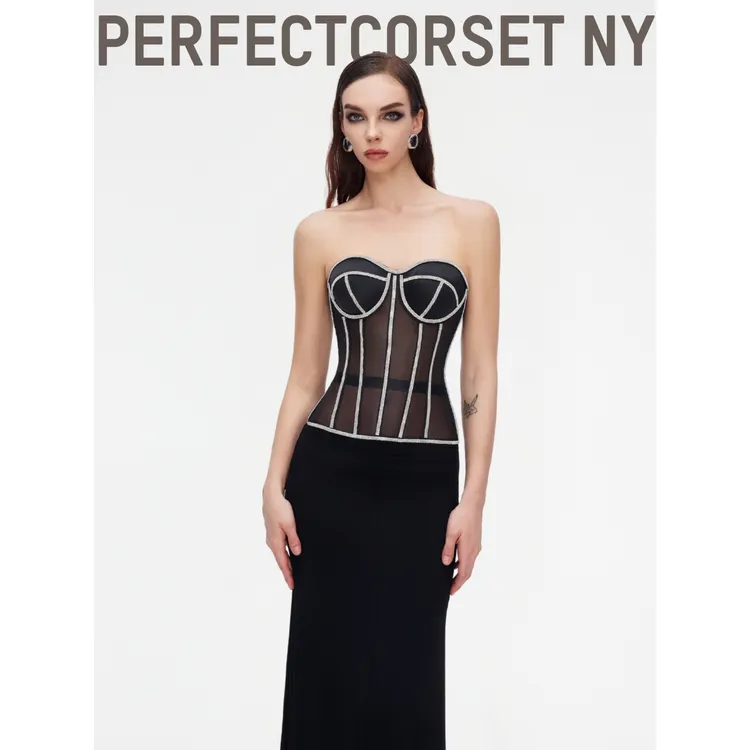 Secret钻款【暧昧星河】高级手工定制束腰鱼骨胸衣-只换不退