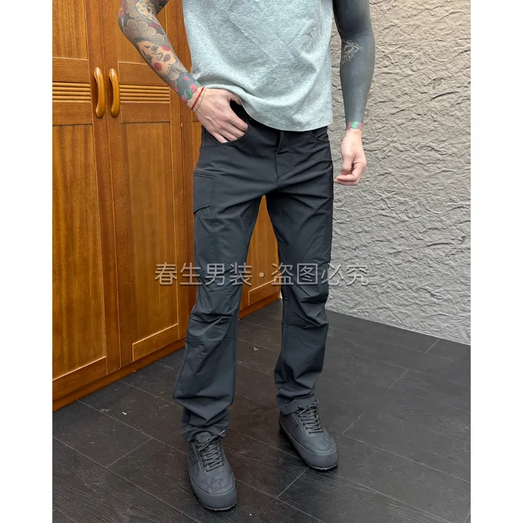 2025秋冬新款时尚休闲百搭净版军版直筒宽松男士工装裤