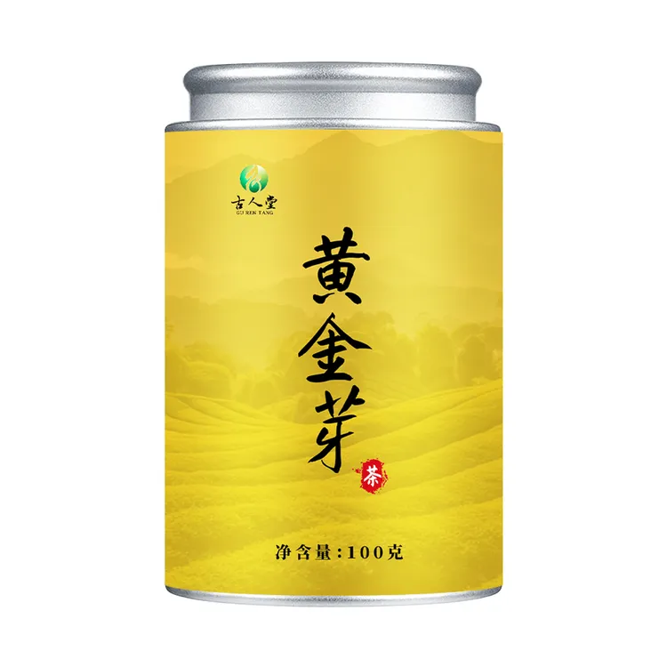 黄金芽茶叶2025年新茶浓香耐泡豆香高山绿茶罐装