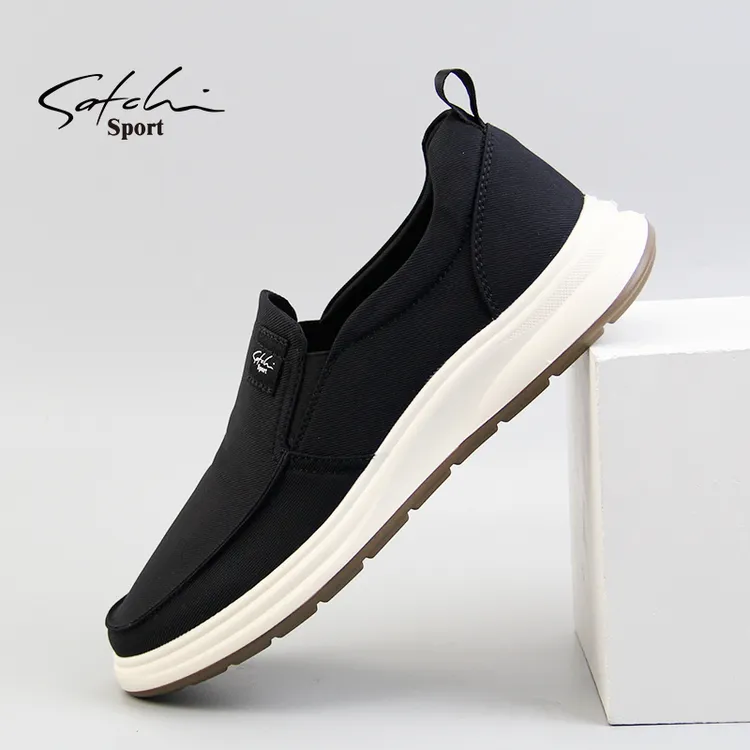 沙驰运动男鞋2025秋冬款男式休闲布鞋透气轻便帆布鞋软底鞋子男款