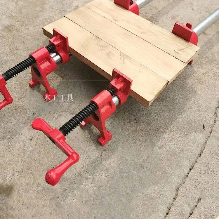木工拼板夹子加厚水管夹组合家具6分管夹头立式固定快速固定夹紧
