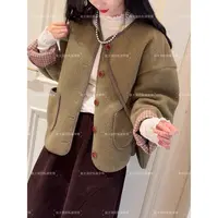 老赵服饰 高级感毛尼肌理感外套上衣21AU4109