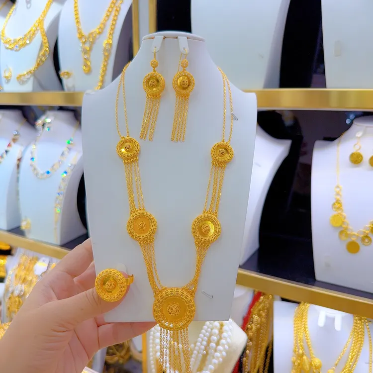 铜合金亚克力项链 金子同款首饰时尚个性网红爆款新娘首饰