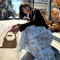 法式宫廷修身显瘦木耳边长袖针织开衫女G6068