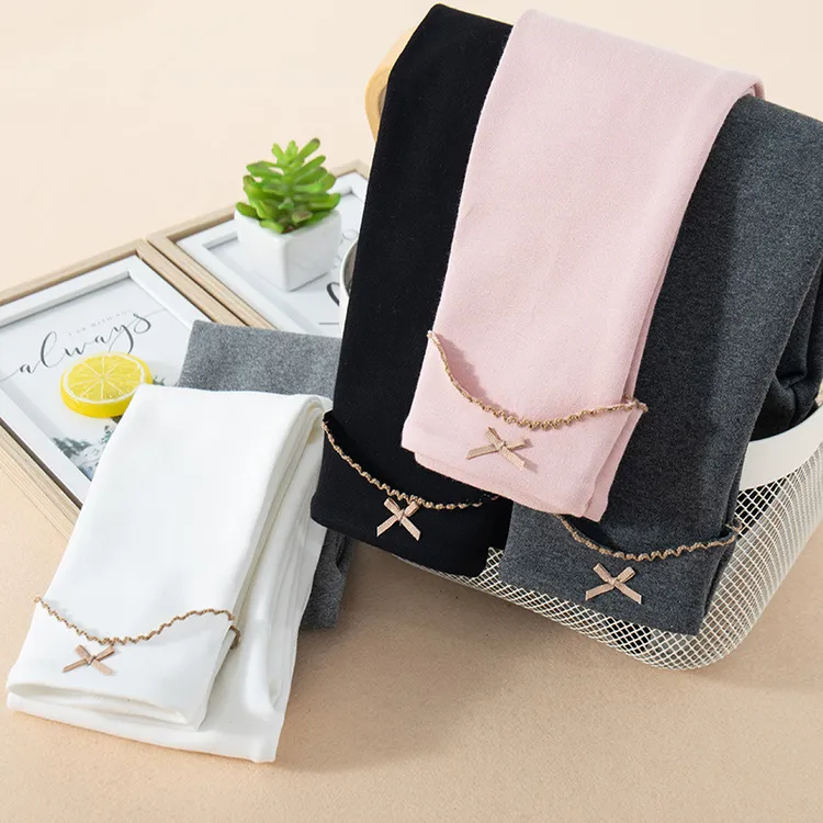 女童打底裤春秋外穿弹力女宝宝洋气纯棉长裤秋装儿童裤子2025新款