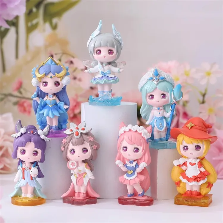 【前后立体】3D立体石膏娃娃盲盒王者荣耀正版妲己公仔涂色儿童玩具